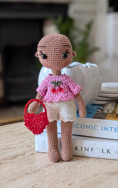 Custom Crochet Dress-Up Doll