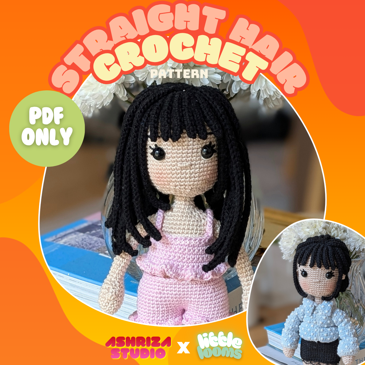 Little Looms: Straight Hair Pattern