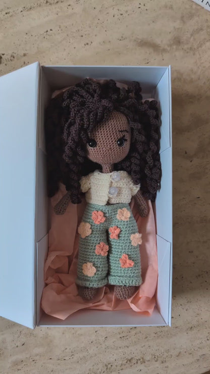 Custom Crochet Dress-Up Doll