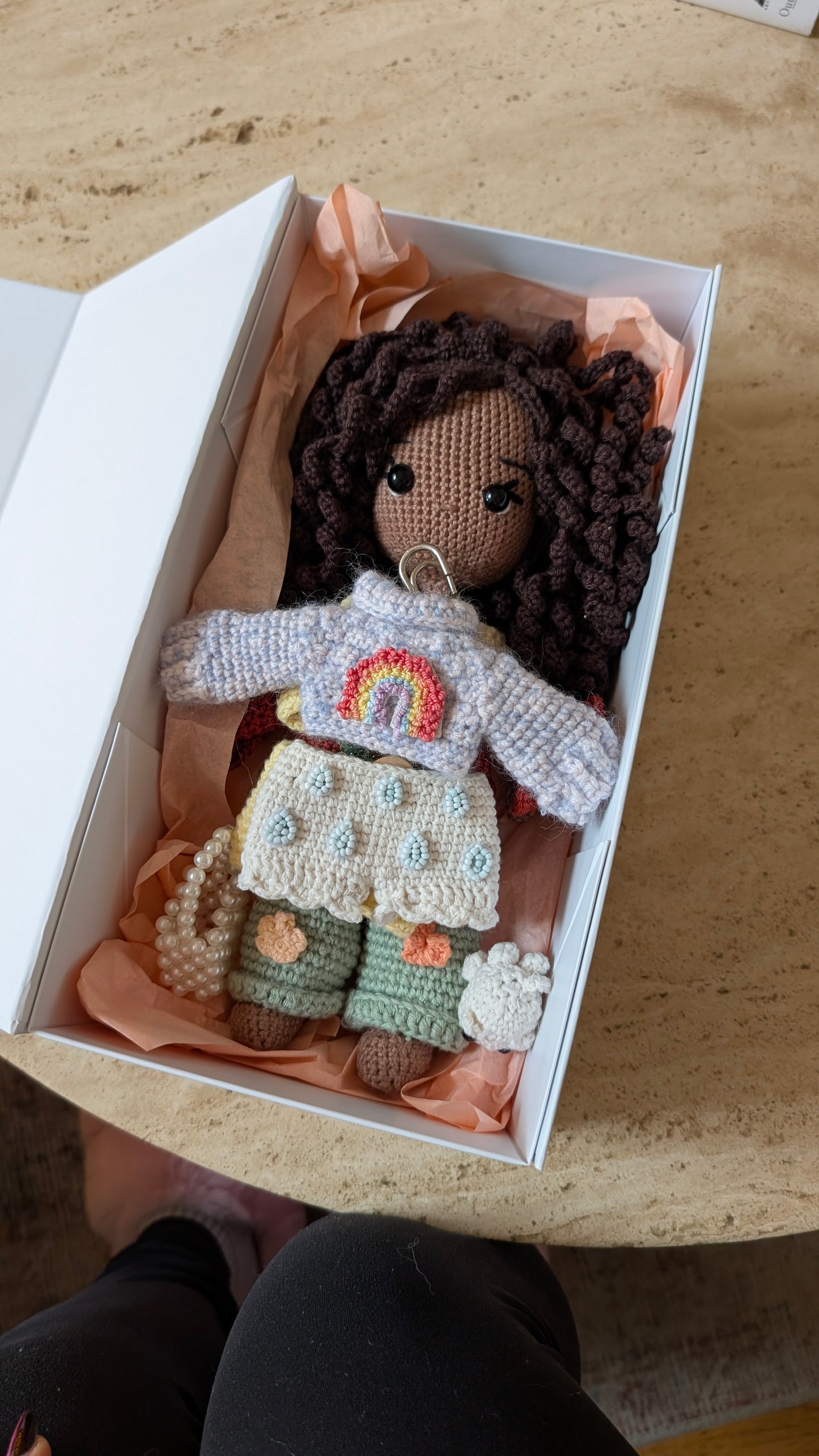 Custom Crochet Dress-Up Doll